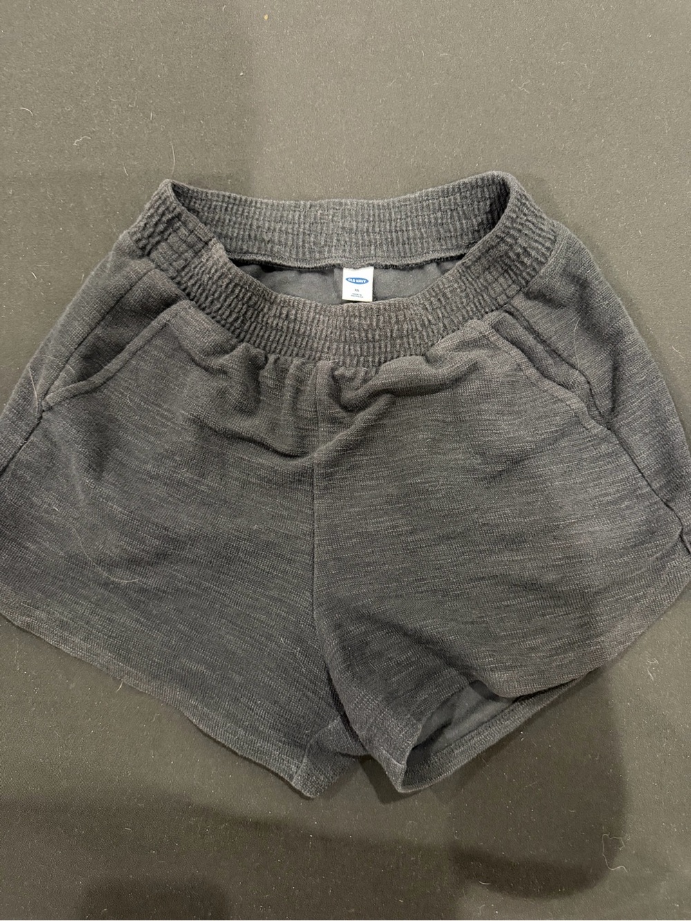 Old Navy Black High-Waist Knit Shorts